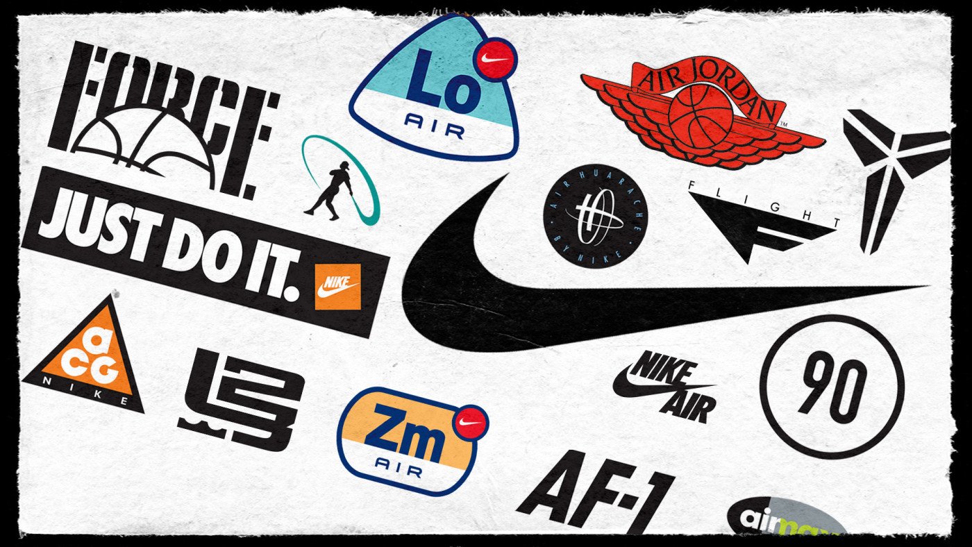 Nike и 30 логотипов за историю существования бренда